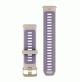 Forerunner Watch Bands - 22 mm - French grey/translucent indigo with Soft gold hardware - For Forerunner 970 - 010-11251-AP - Garmin
